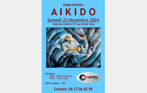 Samedi Aikido Novembre 2024